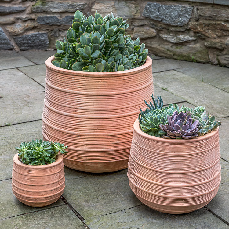 Ipanema Planter, Tall, Antico Terra Cotta