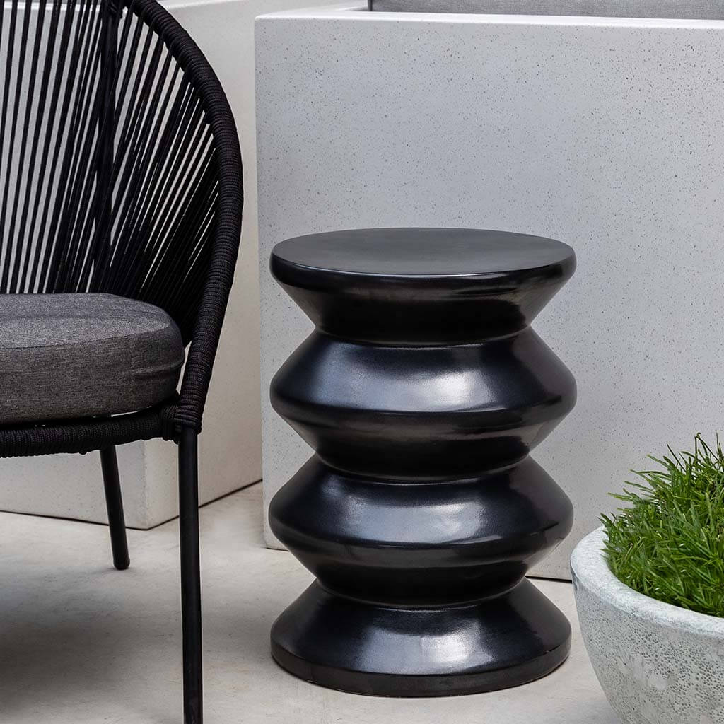 Campania Zigzag Garden Table - S/1