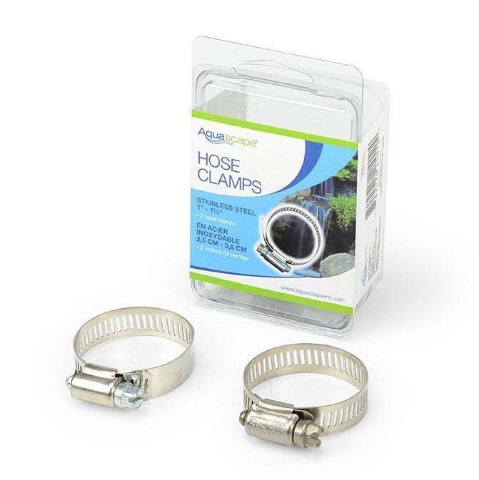 Aquascape stainless steel hose clamp 1-1/16" to 2"