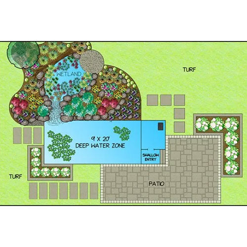 Photo of Aquascape Recreational Pond Kit 9x20  - Aquascape USA