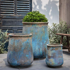 Campania Jerez Planter  Blue Verdigris