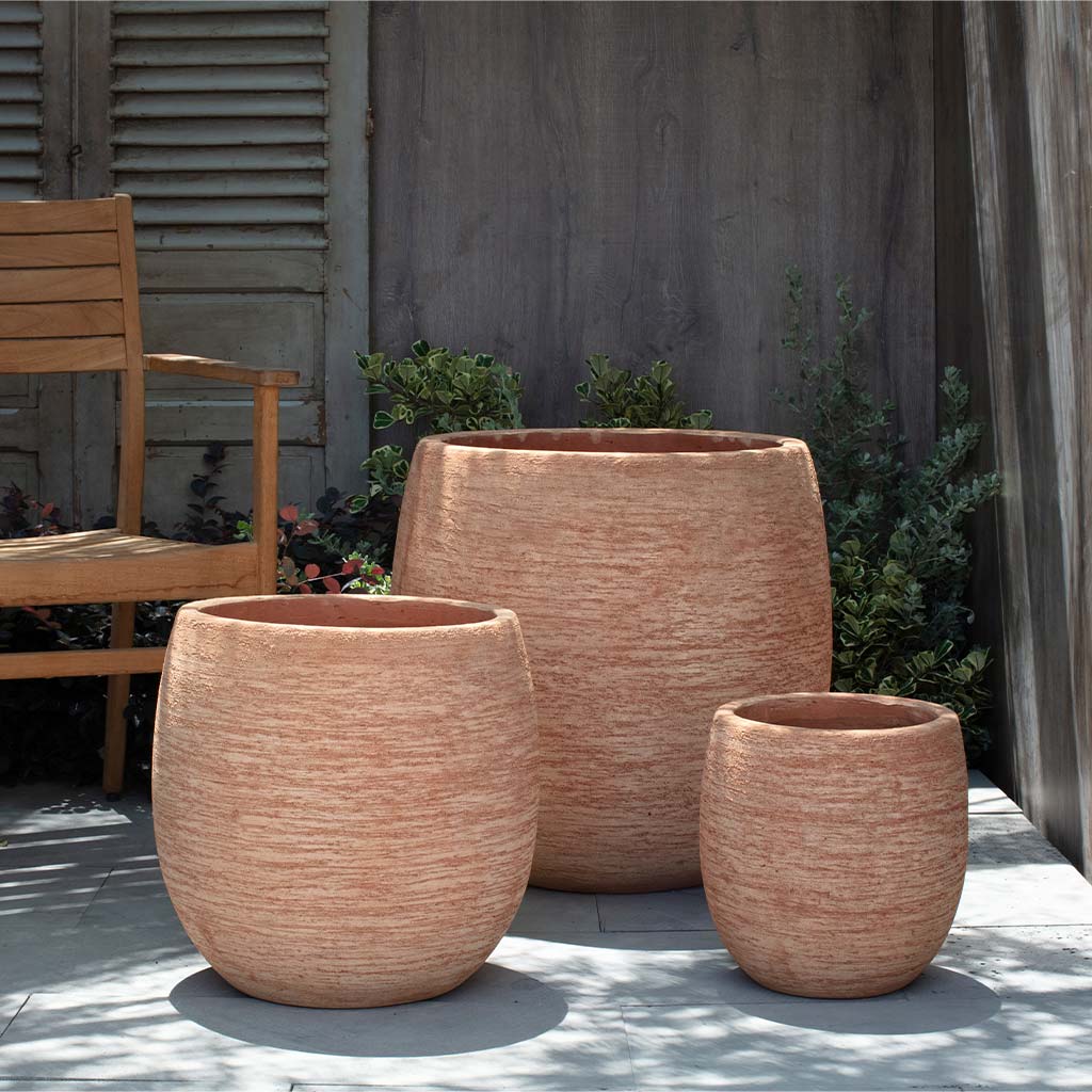 Tahoe Planter - Terra Cotta - S/3