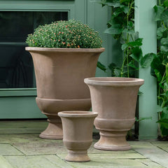 Campania Chalon Urn  Brown Terra Cotta