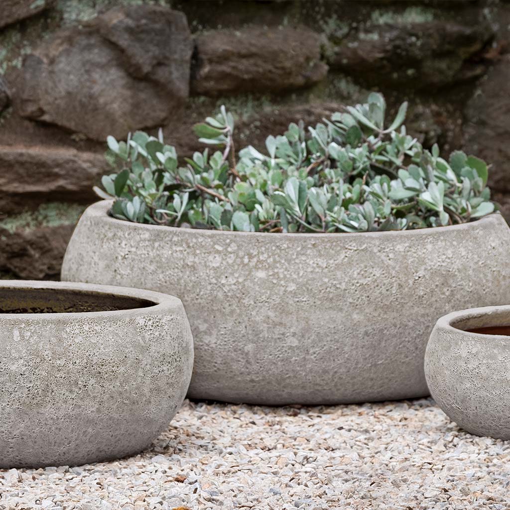 Zaha Planter - Angkor Light Grey - S/3