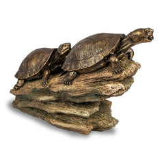 Aquascape double turtle on a log spitter