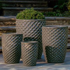 Honeycomb Planter, Tall - Fog - S/4