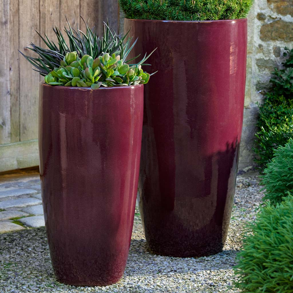 Rioja Planter - Plum - S/2