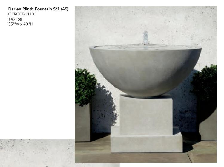 Darien Plinth Fountain