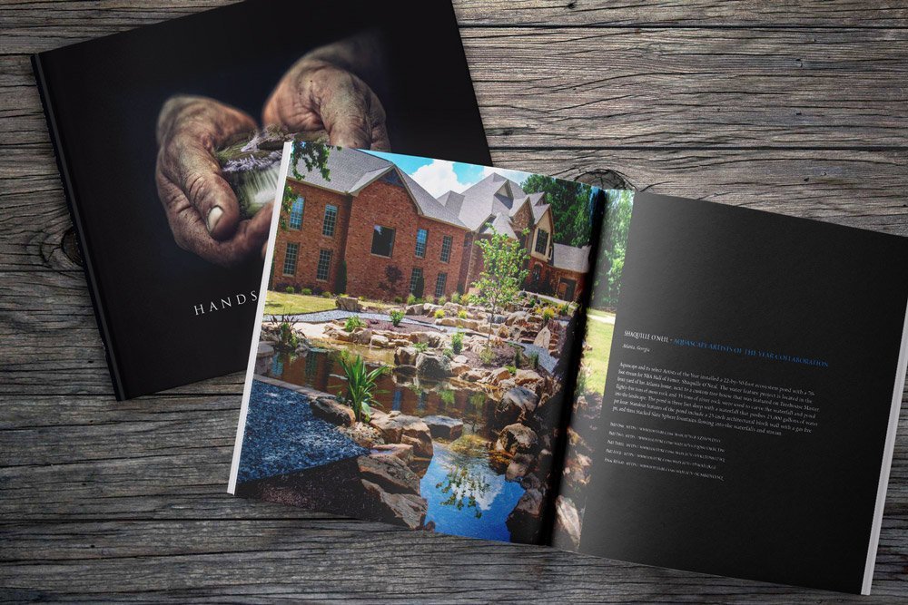 Photo of Aquascape Hands of the Artist - Coffee Table Book - Marquis Gardens