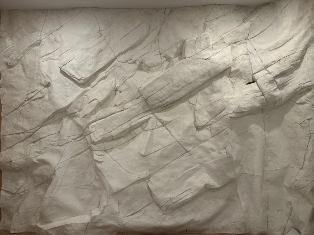 A Large Wall Covered by the White Andes Wall Panel