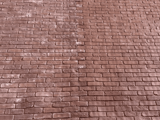 Distressed Brick Panel overlapped with Red Brick Panel