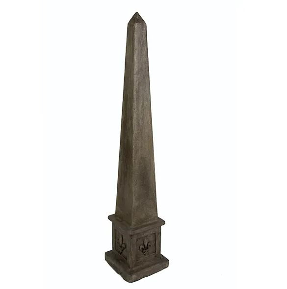 Tall Obelisk - Fleur de Lis