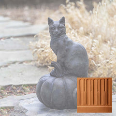 Campania Cat on Pumpkin