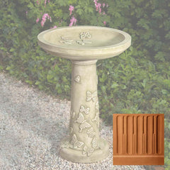 Campania Butterflies Are Free Birdbath