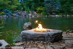 Photo of Aquascape Faux Stone Fire Pit - Aquascape Canada