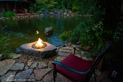 Photo of Aquascape Faux Stone Fire Pit - Aquascape Canada