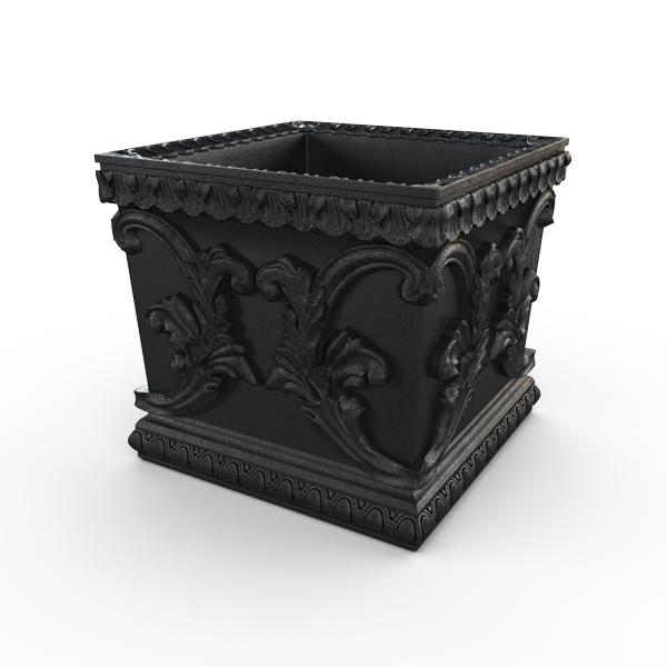 Gardenstone Adagio Planters Gardenstone Etched Black 