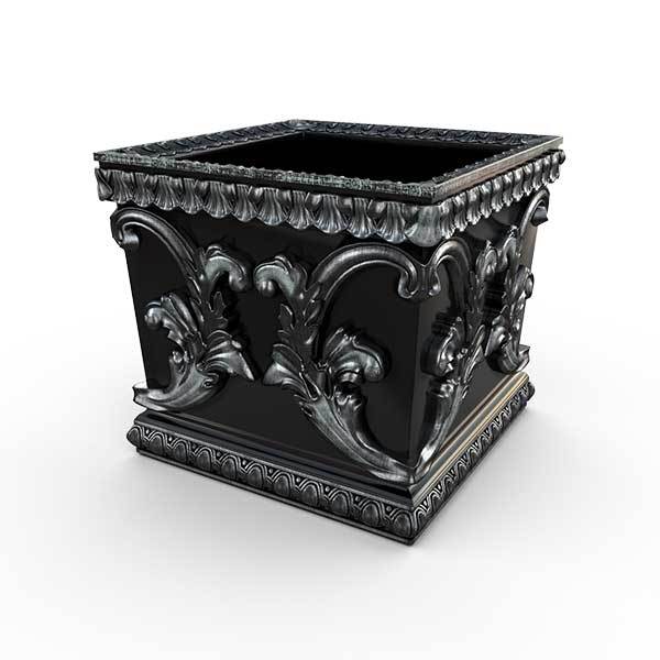 Gardenstone Adagio Planters Gardenstone Silver Black 