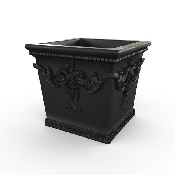 Gardenstone Aida Planters Gardenstone Etched Black 