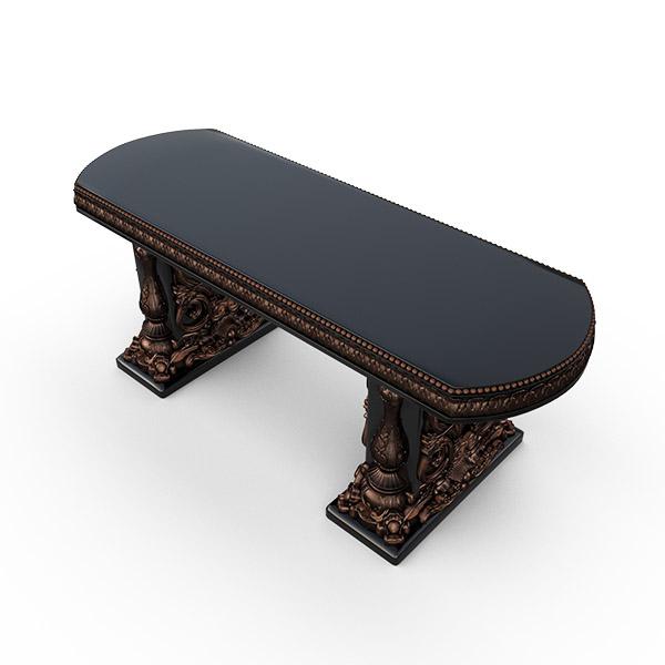 Gardenstone Allegra Bench Benches Gardenstone Copper Black Straight 