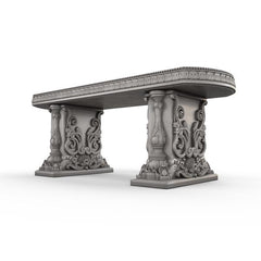Gardenstone Allegra Bench Benches Gardenstone Old Roman Straight 