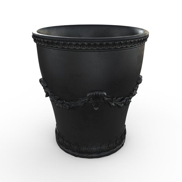Gardenstone Almani Planters Gardenstone Etched Black 