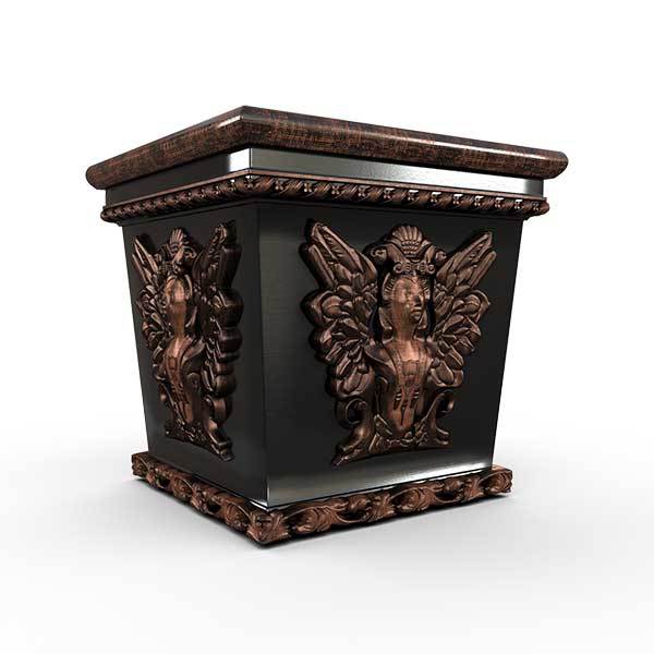 Gardenstone Angelica Planters Gardenstone Copper Black 
