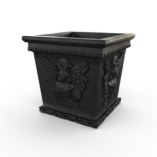 Gardenstone Angelica Planters Gardenstone Etched Black 