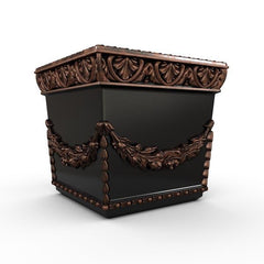 Gardenstone Ann's Garland Planters Gardenstone Copper Black 