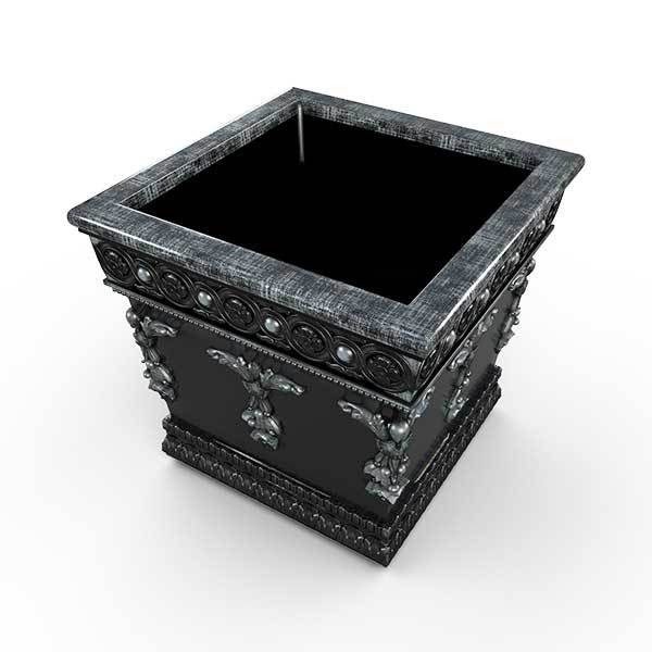 Gardenstone Antoinette Planters Gardenstone Silver Black 