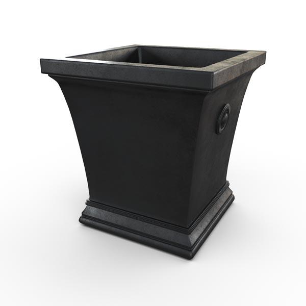 Gardenstone Aurora Planters Gardenstone Etched Black Small 