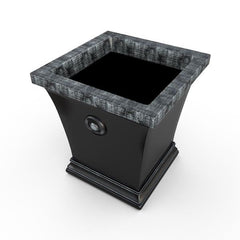 Gardenstone Aurora Planters Gardenstone Silver Black Small 