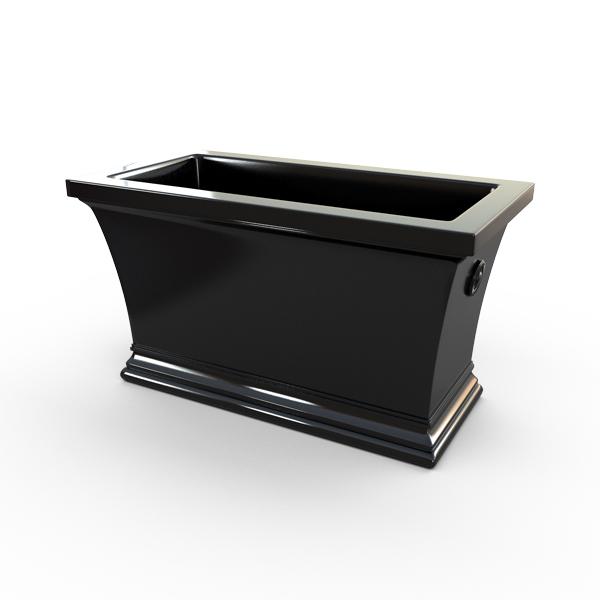 Gardenstone Aurora Trough Planters Gardenstone Black 