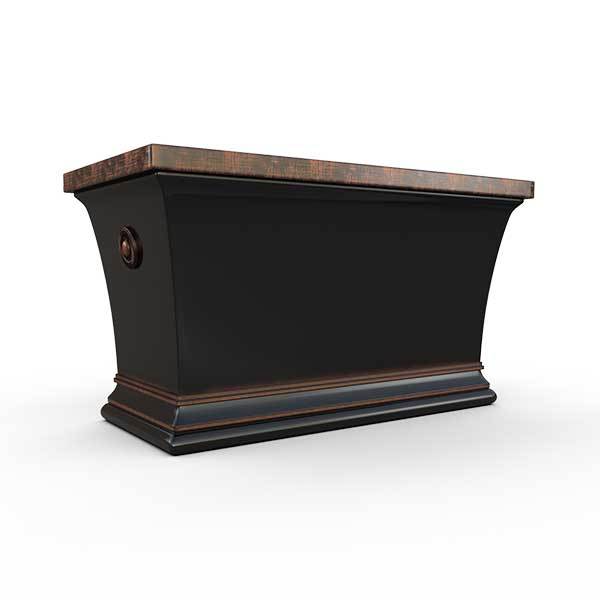 Gardenstone Aurora Trough Planters Gardenstone Copper Black 