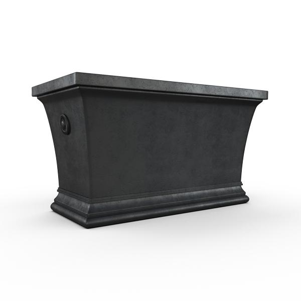 Gardenstone Aurora Trough Planters Gardenstone Etched Black 