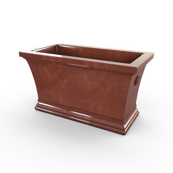 Gardenstone Aurora Trough Planters Gardenstone Rust 