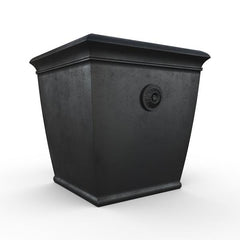 Gardenstone Bedford Planters Gardenstone Etched Black Medium 