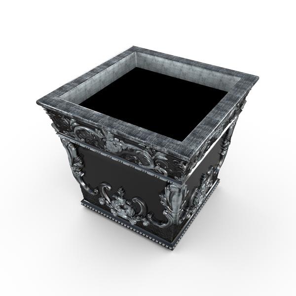 Gardenstone Belle Epoque Planters Gardenstone Silver Black 