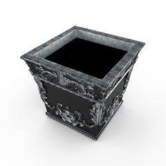 Gardenstone Belle Epoque Planters Gardenstone Silver Black 