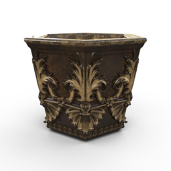 Gardenstone Capella Hexagonal Planters Gardenstone Copper Black 