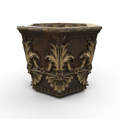 Gardenstone Capella Hexagonal Planters Gardenstone Copper Black 