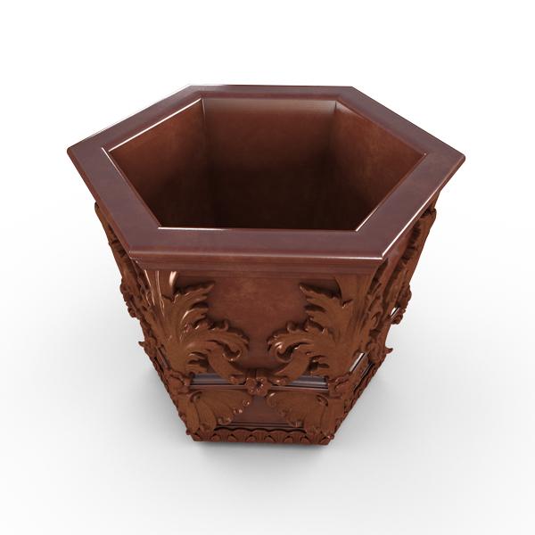 Gardenstone Capella Hexagonal Planters Gardenstone Rust 