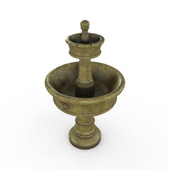 Gardenstone Carerra Fountain Water Fountains Gardenstone English Moss Fountain 