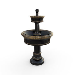Gardenstone Carerra Fountain Water Fountains Gardenstone Golden Black 