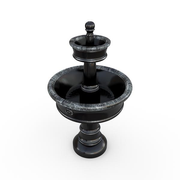 Gardenstone Carerra Fountain Water Fountains Gardenstone Silver Black 