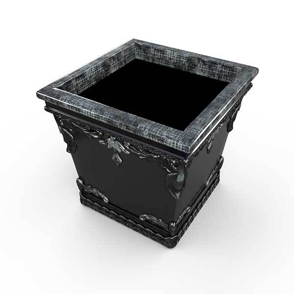 Gardenstone Carina Planters Gardenstone Silver Black 