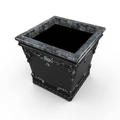 Gardenstone Carina Planters Gardenstone Silver Black 