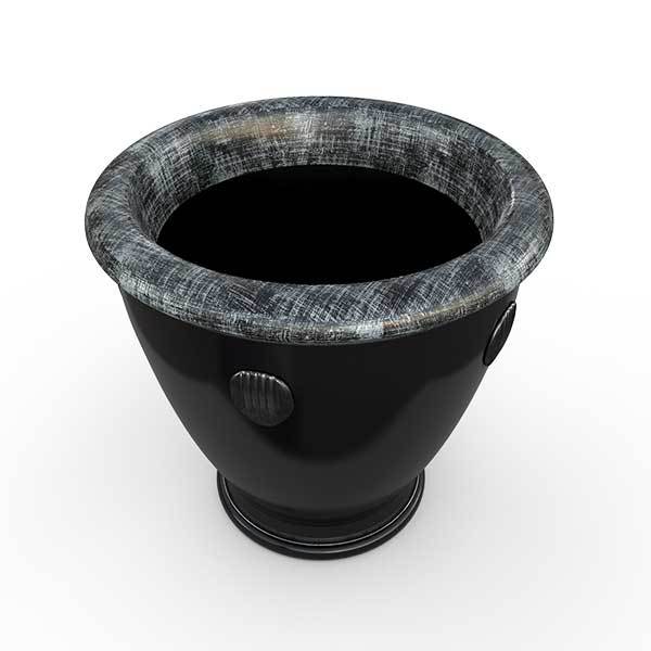 Gardenstone Ceres Planters Gardenstone Silver Black 
