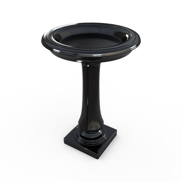 Gardenstone Chelsea Birdbath Birdbath Gardenstone Black Birdbath 