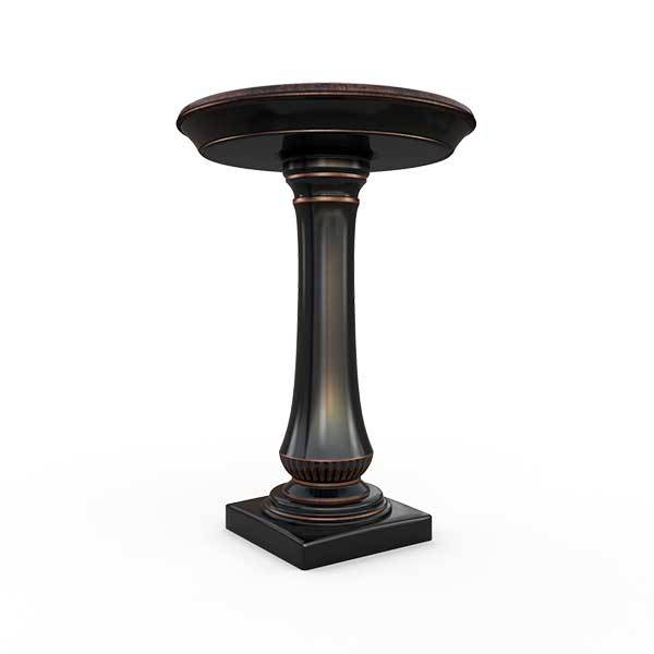 Gardenstone Chelsea Birdbath Birdbath Gardenstone Copper Black Birdbath 